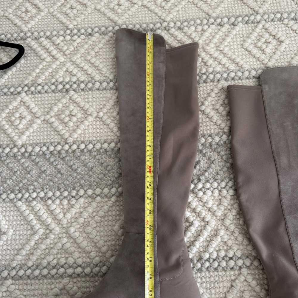 Stuart Weizman Over the Suede Knee-High Boots - Picture 7 of 15